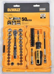 Dewalt tool kit nano set 1/4 50 części
