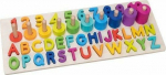Goki Letters and numbers - puzzle Alphanumeric Montessori Puzzle - 91 el