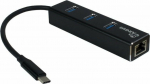HUB USB Triton Inter-Tech ARGUS IT-410 USB 3.2 Gen 1 (3.1 Gen 1) Type-C Czarny