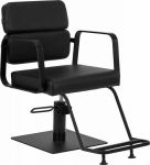 Activeshop Gabbiano hairdressing chair Porto black and black