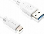 Kabel USB GoGEN USB-A - USB-C 1 m White