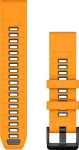 Garmin QuickFit 22 - silicone bracelet, Orange / graphite gray