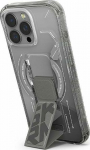 Skinarma Helio case iPhone 16 Pro 6.3'' Magnetic Charging + Grip Stand titanium