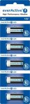 everActive Batteries for car remote control A32/32A 9V