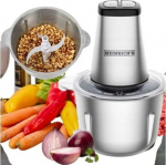 HEINRICH'S Shredder electric chopper for fruit, vegetables and ice steel 500 W