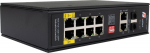SWITCH POE GETFORT INDUSTRIAL POE 8GE+2GE+2SFP (-40/80)