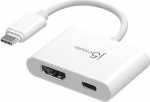 j5create USB-C TO 4K HDMI ADAPTER, ADAPTER WITH POWER DELIVERY