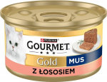 PUI PURINA Gourmet Gold Mousse with salmon - wet cat food - 85g
