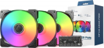 Montech HP140 PWM ARGB L&uuml;fter, 3er Pack - 140mm, schwarz