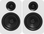 ?KAU KANTO AUDIO PAIR - PASSIVE SPEAKERS WITH 1" SILK DOME TWEETER AND 4" KEVLAR WOOFER - WHITE
