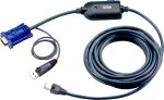 ATE ATEN KA7970, 4.5 m, USB, USB, VGA, Schwarz, RJ-45