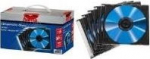 1x50 Hama CD Jewel Case SlimLine Transparent-black 51269