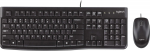 Logitech Desktop MK120 Wired Nordic mouse and keyboard set