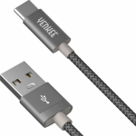 Cable USB Yenkee USB-A - USB-C 2 m Szary (45013684)