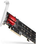 AXAGON PCIe 2x NVMe M.2 Controller | PCEM2-ND