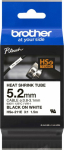 Brother | HSe-211E | Black on white | Thermal | Roll (0.52 cm x 1.5 m)
