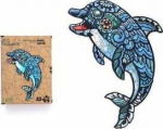 Maksik Puzzle wooden dolphin PuzA3-00716