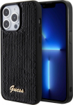 Guess HC Sequin Script Metal Case for Apple iPhone 15 Pro Max