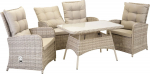 Garden furniture set EMERALD table, sofa, 2 chairs