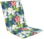Cushion for chair SUMMER FLOWER 42x90x3cm, dark floral