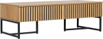 Coffee table HAMPTON 120x60xH40cm, melamine with oak bark