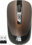 KIN Defender Mouse Wireless mouse Defender WAVE MM-995 optical clickless silent 1600dpi brown