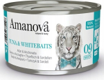 Amanova Cat Tuna & Whitebaits w bulionie puszka 70g