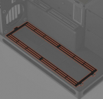 HAVN HS 420 Lower fan bracket - schwarz