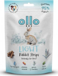 OLLO Air-Dried Light Rabbit strips - dog treat - 80g