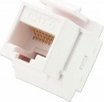 Lindy Lindy 60743 Nest Keystone (modular connector) CAT6 RJ45, white