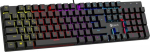 Keyboard C-Tech C-TECH mechanical keyboard Morpheus, casual gaming, CZ/SK, red switches, RGB podsv&iacute;cenie, USB