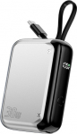 Powerbank 4smarts Powerbank 4smarts Pocket 10000mAh 30W z integrated cable USB-C 15cm srebrny