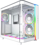 Montech KING 15 PRO PC-Geh&auml;use, Mini-housing, mATX, Tempered Glass, RGB - wei&szlig;