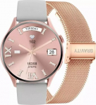 Smartwatch Gravity Rose Gold Strap and Bracelet GT5-6