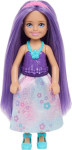 Mattel Barbie: Chelsea - Floral Purple Dress with Purple Hair Doll (JKH60)
