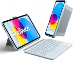 inateck Keyboard Cover for iPad 10" QWERTZ blue