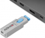 Lindy DisplayPort Port Blocker - Blau