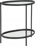 Ferretti A table with mirrored tops, 58 x 53 x 37 cm