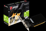 MSI | GT 710 2GD3H LP | NVIDIA | 2 GB | GeForce GT 710 | DDR3 | DVI-D ports quantity 1 | HDMI ports quantity 1 | PCI Express 2.0 x16 (uses x8) | Memory clock speed 1600 MHz | Processor frequency 954 MHz | VGA (D-Sub) ports quantity 1