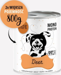 PAKA ZWIERZAKA PEPE Venison mono - wet dog food - 800g