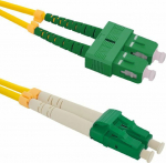 Qoltec Optic Patchcord SC/APC - LC/APC SM 9/125 G652D 3m (54037)