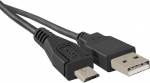 Kabel USB Qoltec USB-A - microUSB 0.25 m Czarny (50494)