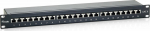 Equip Patchpanel CAT6 24 Port black 19" (1HE)
