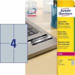 Avery Zweckform Avery L6134 - Polyester - matt - Permanent adhesive - Silber - A6 (105 x 148 mm)