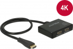 DELOCK HDMI Splitter 1 x HDMI in > 2 x HDMI out 4K