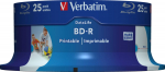 BD-R Verbatim Datalife SL 6x 25GB IJP 25 Pack Spindle