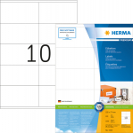 HERMA Etiketten Premium A4 wei&szlig; 105x57 mm Papier 1000 St