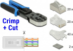 Delock RJ45 Crimp+Cut Toolkit