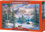 1565 Castorland Puzzle 1000 Winter elements in the mountains