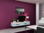 Cama MEBLE Cama TV stand VIGO NEW 30/180/40 white/white gloss